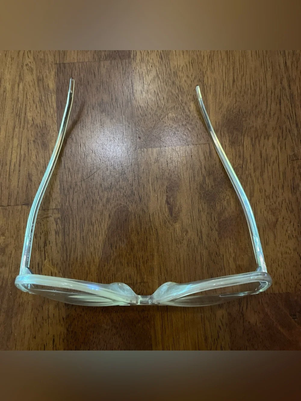 Vintage Liz Claiborne Clear Frames Oversized Eyeglasses LC-19  140